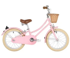 None Girls' bike Bobbin Gingersnap for 4-6 metai, 16 inches, color pink