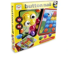 None Mozaika Button Nail