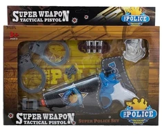 None Policista rotaļlietas The Police Super Weapon Tactical Pistol, daudzkrāsaina