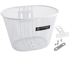 None Front basket for children's bike SPENCER 16-24″, metal, baltas