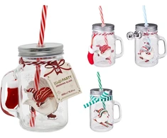 None Cup with straw. 0.450 l