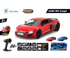None RC automobilis „Koolspeed Audi R8 Coupe DHTRC10579BN“, mėlynas/raudonas/, spalva/dizainas parenkami atsitiktinai.