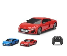 None RC automobilis „Koolspeed Audi R8 Coupe DHTRC10506GN“, mėlynas/raudonas/, spalva/dizainas parenkami atsitiktinai.