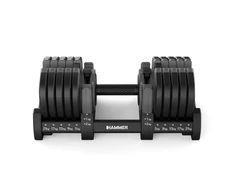 None Reguliuojamas hantelis HAMMER StrongLock 8.0, 4-23 kg