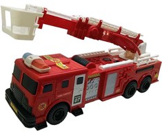 None Žaislinis gaisrinės automobilis „Rescues 999B-14B“, baltas/raudonas.
