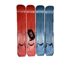 None Skis UNIPLAST Junior, with straps for children, 56 cm, mix