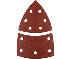 None Švitrinis popierius orbitiniam šlifuokliui, 5 vnt., P60