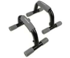 Atramos atsispaudimams Tunturi Push Up Bars, Juodos ir pilkos spalvos