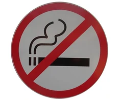 None STICKER NO SMOKING