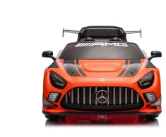 None Vaikiškas elektrinis automobilis Mercedes AMG GT3, juodas/oranžinis