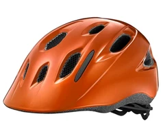 None Vaikiškas šalmas GIANT Hoot ARX, blizgus metalinis oranžinis