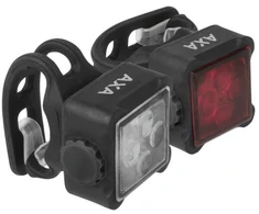 Dviračio žibintų rinkinys AXA Niteline 44-R, įkraunamas USB