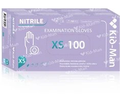 None Vienkartinės Nitrilinės Pirštinės, Dydis XS, 100 vnt Pakuotė