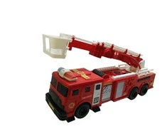 None Žaislinis gaisrinės automobilis „Rescues 999B-14B“, baltas/raudonas.