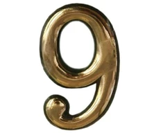 Okko Durų numeris N1011, 5 cm, plastikas, žalvario sp.
