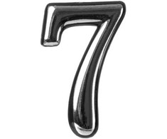 Okko Durų numeris CR 7, plastikas, chromo sp.