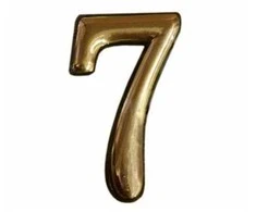 Okko Durų numeris N1011, 5 cm, plastikas, žalvaris