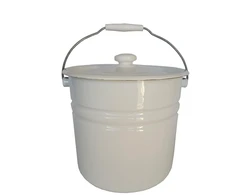 Okko Maisto krepšelis, 12 l, baltos spalvos.