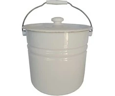 Okko Cedrus BUCKET WITH LID ENAMELED 12L