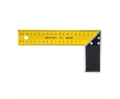 Okko Stūra lineāls Great Wall GWS-20B, 200 mm, metāls, 90 °