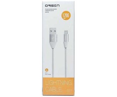 Orsen S32 Micro Data Cable 2.1A 1.2m pilkas