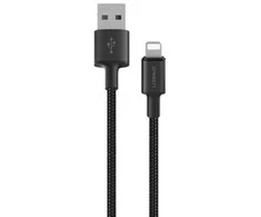 Orsen S9L USB A and Lightning 2.1A 1m juodas