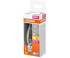 Osram LED lemputė, Erimõõduline, baltos spalvos, E14, 5 W, 470 lm