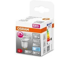 LED lemputė OSRAM, GU10, PAR16 80, reflektorinė, 8,3W, 4000K, 36°, 575 lm, dimeriuojama