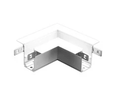 Modoled Recessed corner connection for the rail system MLP1082M