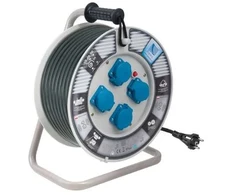 Pagarinātājs ar spoli Pawbol, 3 x 2,5 mm², 30 m, IP44, 4 ligzdas