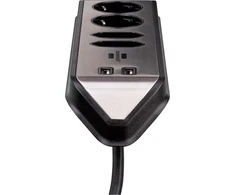 Pagarinātājs Brennenstuhl, 3 x 1,5 mm², 2 m, 4 ligzdas, 2USB