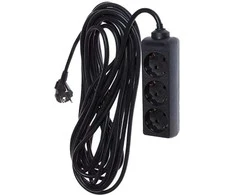Okko Orno EXT CORD KF-GS-03-A 3X1.5 10M 3P BLCK