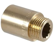 Pagarinātājs TDM Brass 110, 1/2 collas – ārējā vītne / 1/2 collas – iekšējā vītne, 1/2" x 30mm