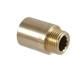 Pagarinātājs TDM Brass 110, 1/2 collas – ārējā vītne / 1/2 collas – iekšējā vītne, 1/2" x 60mm