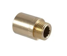Pagarinātājs TDM Brass 110, 1/2 collas – ārējā vītne / 1/2 collas – iekšējā vītne, 1/2" x 30mm