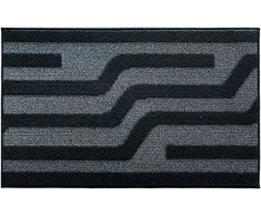 Paklājs iekštelpu Domoletti SWAMI, melna, 57 cm x 190 cm