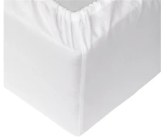 Okko FITTED SHEET POLYCOTTON 160X200+25 Baltas