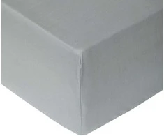 Domoletti FITTED SHEET COTTON 160X200+25 Pilkas
