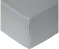 Domoletti FITTED SHEET COTTON 180X200+25 Pilkas