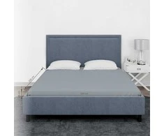 Domoletti FITTED SHEET COTTON 180X200+25 Pilkas