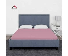 Domoletti FITTED SHEET SATEEN 180X200+25 Rožinis