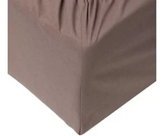 Okko Mexen FITTED SHEET POLYCOTTON 180X200+25 TAUPE