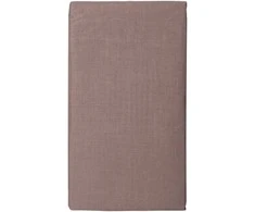 Okko Mexen FITTED SHEET POLYCOTTON 90X200+25 TAUPE