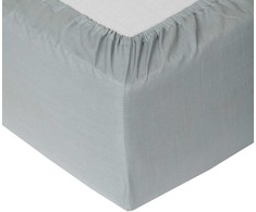 Okko Mexen FITTED SHEET POLYCOTTON 140X200+25 Pilkas