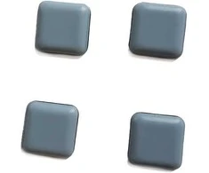 Padukai baldų slid. 24x24mm.8vnt Haushalt