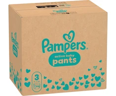 Pampers Active Baby Pants Sauskelnės, 3 Dydis, 210 vnt.