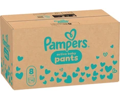 Pampers Active Baby Pants Sauskelnės, 8 Dydis, 112 vnt.