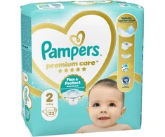 Pampers Premium Care sauskelnės 2 dydis, 4-8 kg, 23 vnt.