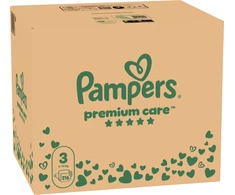 Pampers Premium Care Tape Sauskelnės, 3 Dydis, 216 vnt.