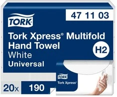 Tork Popieriniai rankšluosčiai, 2 vnt., 471103, 2 lapai